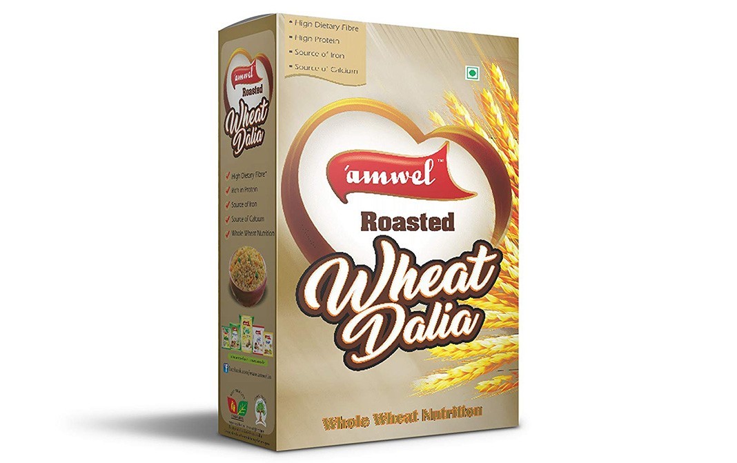 AMWEL Roasted Wheat Dalia    Box  500 grams